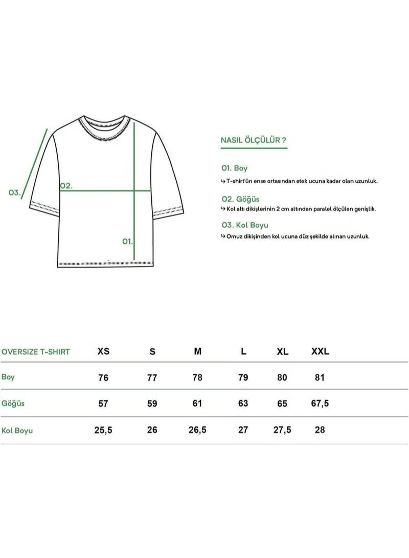 BRZ Collection Oversize Basic T-Shirt Orange - Image 2